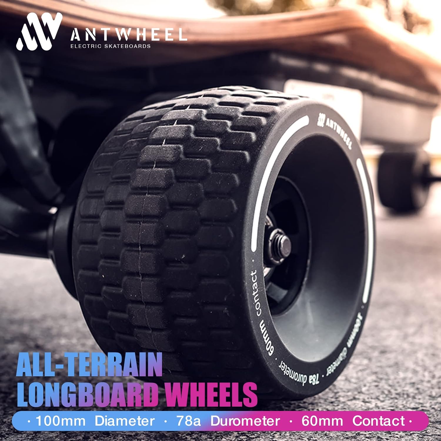 All-Terrain Longboard Wheels 100mm Electric Skateboard Wheels